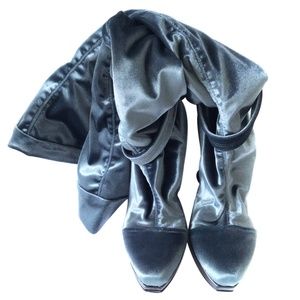 Les Tropeziennes Velvet Over The Knee Boots